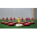 Subbuteo Andrew Table Soccer Manchester City 2016-2017 3rd Jersey on Classic Hasbro bases
